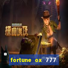 fortune ox 777 fortuna 77